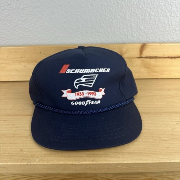 Vintage Schumacher Goodyear 1933-1993 Hat One Size